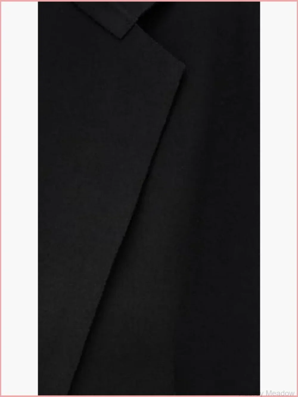 Oversized Single Breasted Jacket Faux Leather Blazer Professional